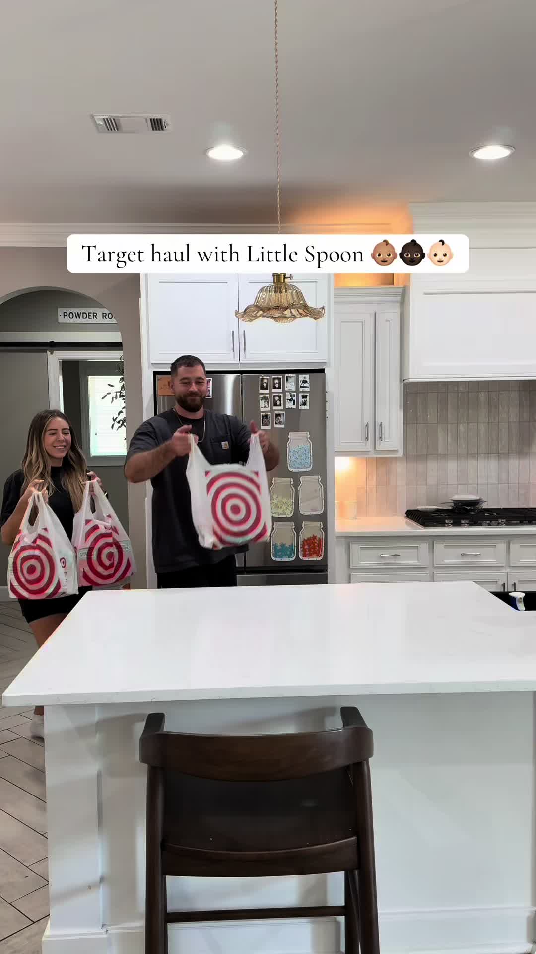 TikTok post by @jeannemarievallor for Little Spoon. Caption reads: My favorite baby & toddler food brand, @Little....