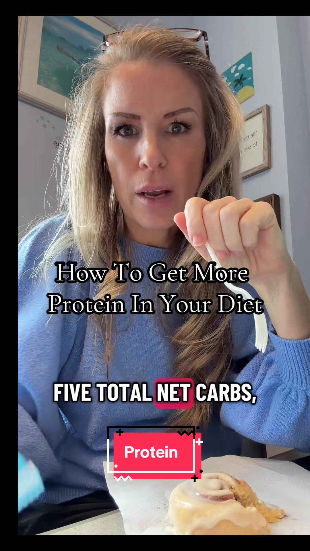 TikTok post by @julie.remazz.1 for Legendary Foods. Caption reads: @Legendary Foods has the best box of protein....