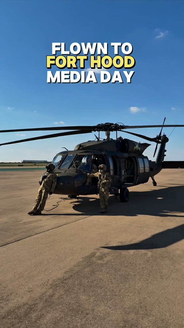 Instagram post by @bigdawg.tv for GoArmy. Caption reads: My Fort Hood visit was AMAZING! 

Thank you to....