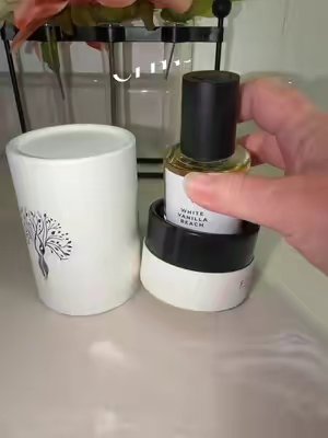 TikTok post by @claudygurrl for Eternal Perfume Oils. Caption reads: [...] to give that vacation vibes @Eternal Perfume....