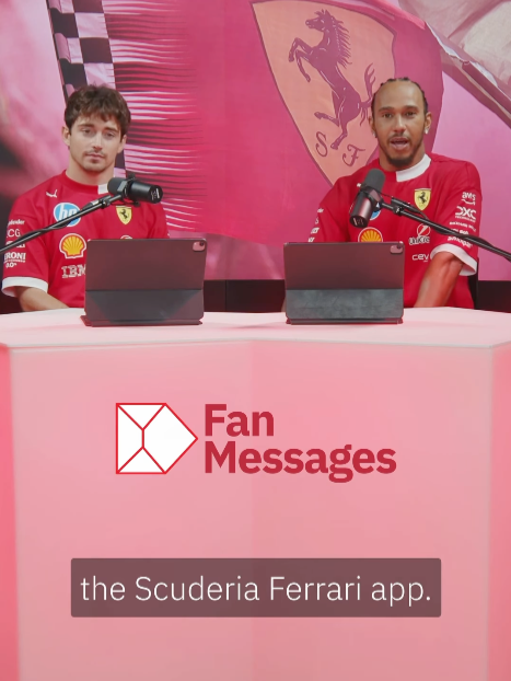 TikTok post by @ibm for Ferrari. Caption reads: [...] Drop your questions in the Scuderia @ferrari....