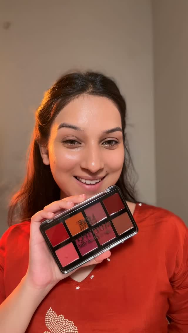 Instagram post by @makeup_by_tithi_ for LOVE EARTH. Caption reads: Festive glam in minutes with @loveearth_handmade....