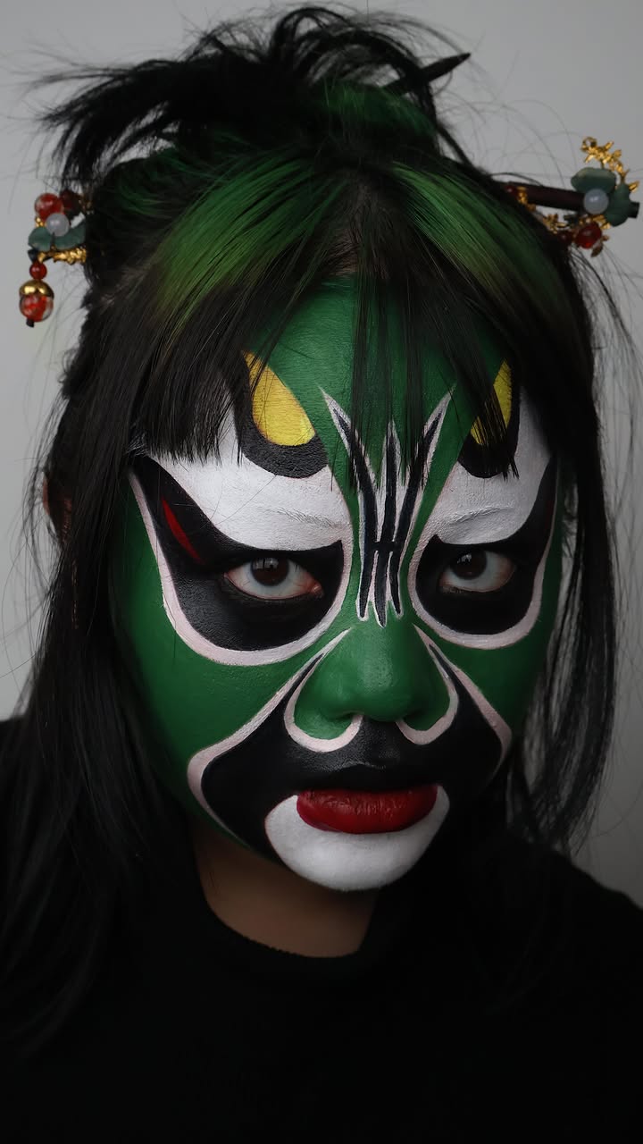 Instagram post by @onmayface for Mehron Makeup. Caption reads: HAPPY NEW YEAR to all my fellow Asians🧧 wishing....