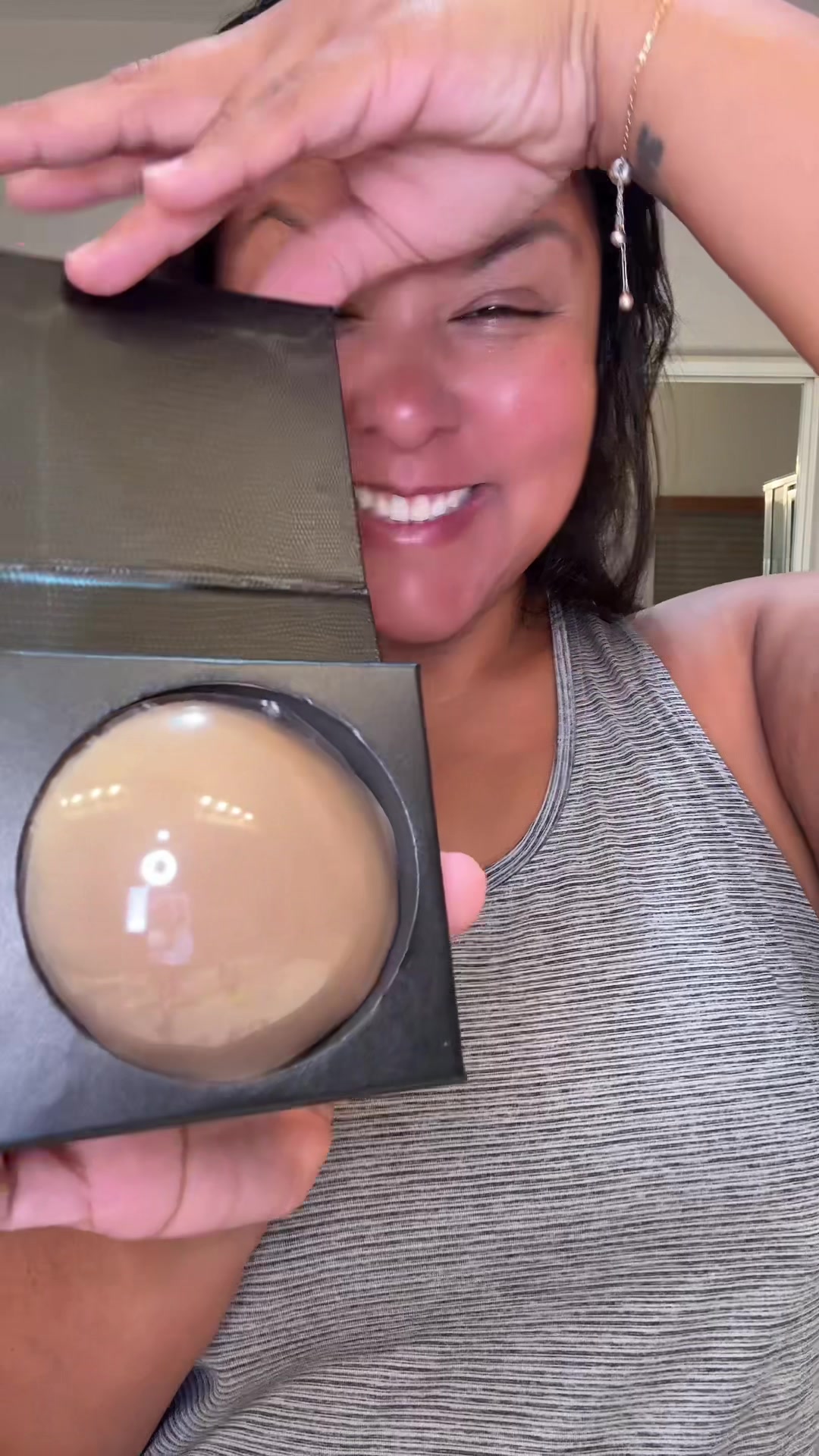 TikTok post by @kiki_munoz for Nippies. Caption reads: @Nippies US #nippiecovers #seamlesscoverage [...].