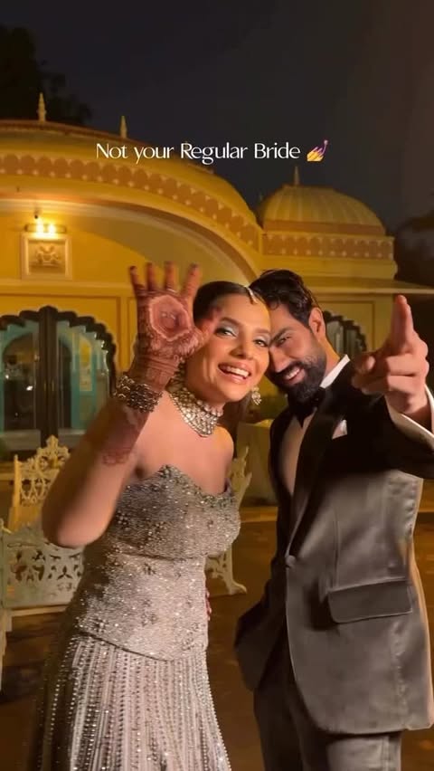 Instagram post by @weddingplzbrides for WeddingPlz.com. Caption reads: [...] for more such inspiration and visit....