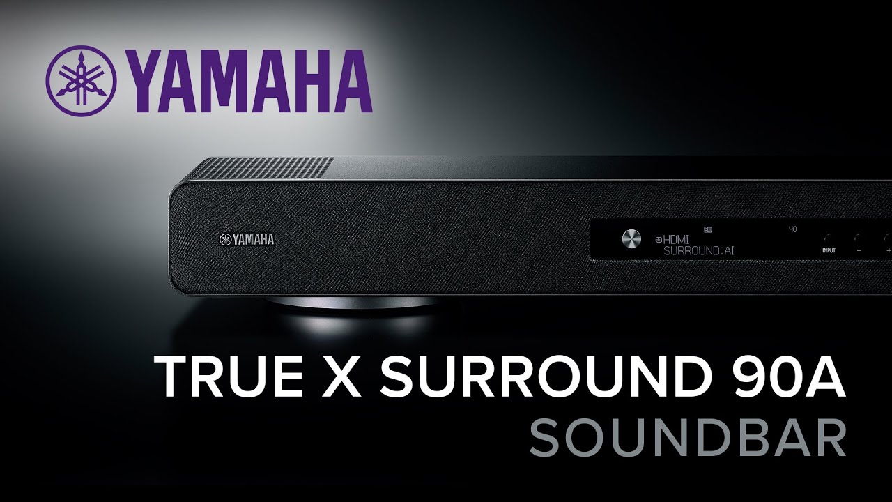 YouTube post by @AudioAdvice for Yamaha. Caption reads: Yamaha’s Game-Changing Dolby Atmos System | True....