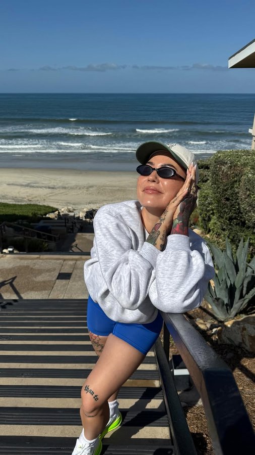 Instagram post by @jj.anga for Thigh Society. Caption reads: you just KNOW when a brand is woman-owned when....