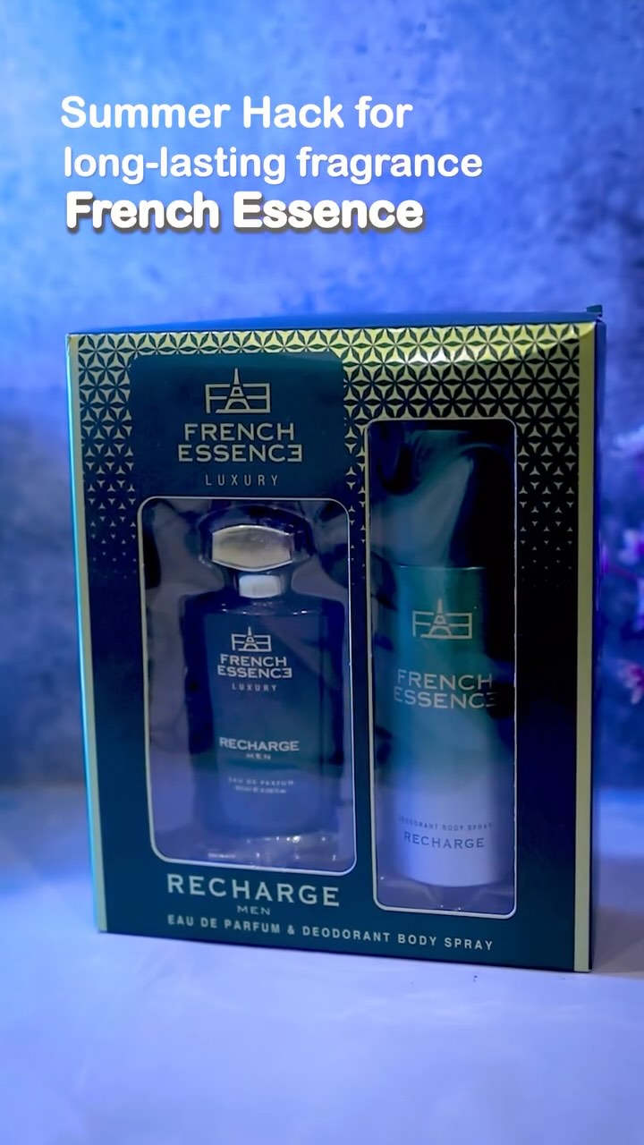 Instagram post by @anubhavsharma3898 for French Essence. Caption reads: [...] fragrance during summers ☀ Also,....