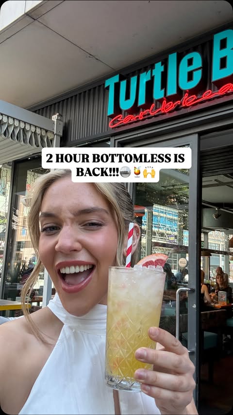 Instagram post by @joli_app for Turtle Bay Restaurants. Caption reads: PSA 🚨TURTLE BAY HAS BROUGHT BACK 2 HOUR....
