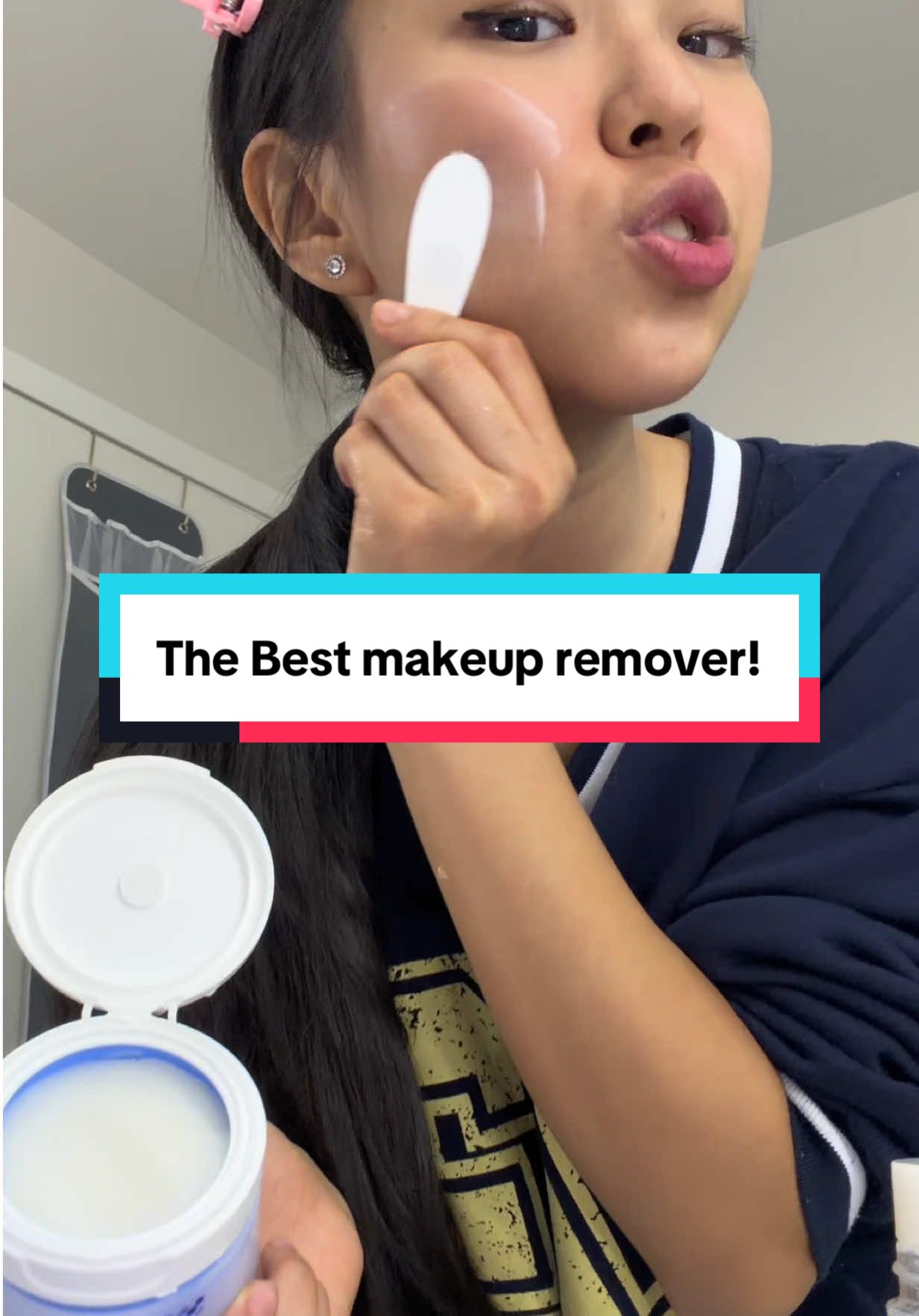 TikTok post by @yuliya.america for DDG Beauty. Caption reads: [...] I’ve ever used! #ddgcleansingbalm @ddg....