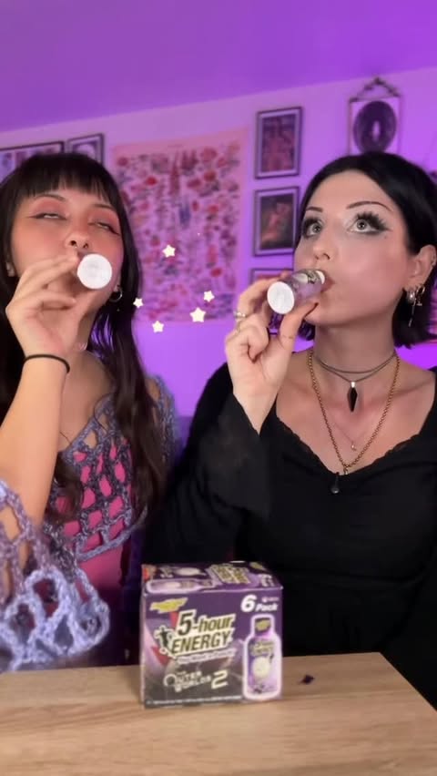 Instagram post by @akafeverdreams for 5-hour ENERGY. Caption reads: If you want to test them for your next game night,....