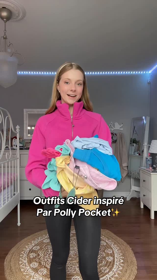 Instagram post by @mia_vw_ for Cider. Caption reads: Outfit’s Polly Pocket! #Cute #foryou #cider #love....