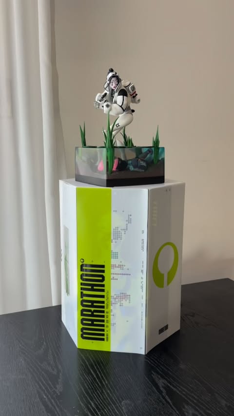 Instagram post by @shannongrixti for PlayStation. Caption reads: [...] #MarathonCollectorsEdition #PS5....