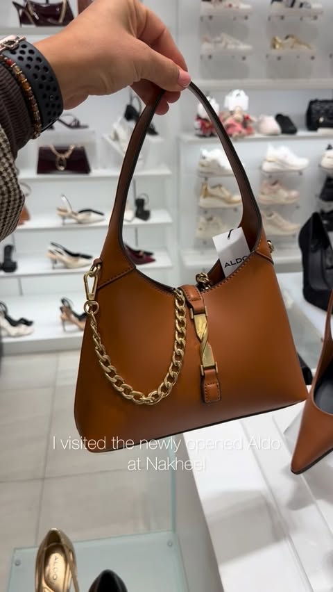 Instagram post by @daria.sots for ALDO Shoes. Caption reads: Team heels or team flats this spring? 👠🥿💬

The....