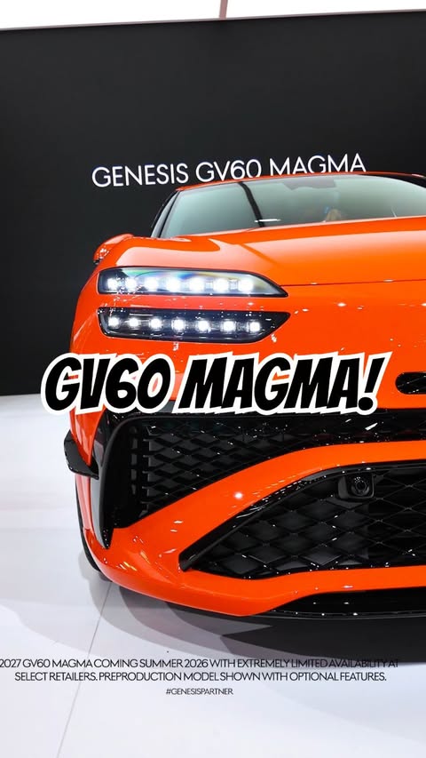 Instagram post by @omgbuilds for Genesis USA. Caption reads: What do you guys think? Should we build a GV60....