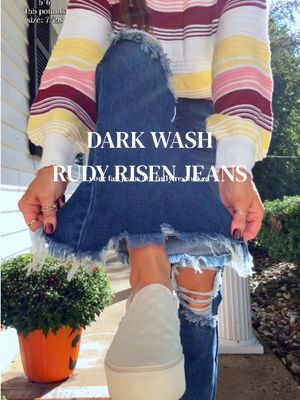 TikTok post by @risskiss121 for Wild Oak Boutique. Caption reads: [...] jeans! 😘 #risenjeans #highwaisted....