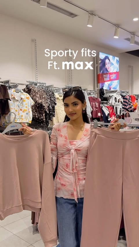 Instagram post by @nidhi_sanjeev_ for Max Fashion. Caption reads: New You! // Fashion for all 🫶🏼 #MaxFashion....