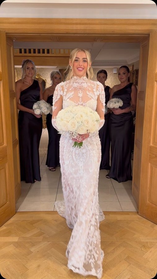 Instagram post by @chloekelly for Galia Lahav. Caption reads: Bridesmaids assemble 🤍 @galialahav #glbride....