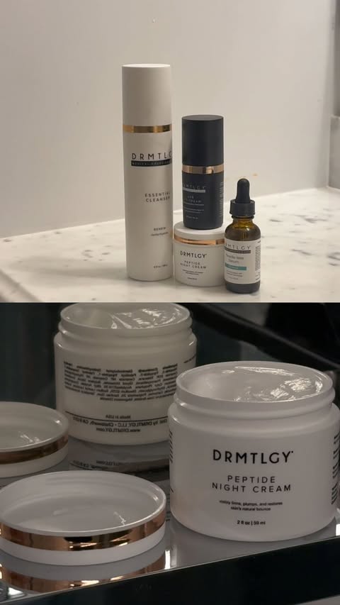 Instagram post by @missanyamaria for DRMTLGY. Caption reads: [...] works magic! Honestly recommended 🤍 DRMTLGY....