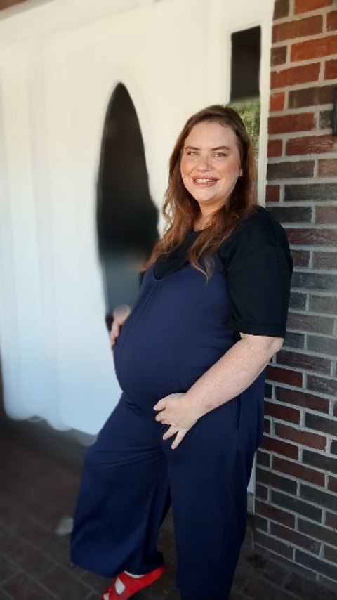 Instagram post by @christinacosgrove11 for Esembly Baby. Caption reads: We literally never buy paper towels, paper plates,....