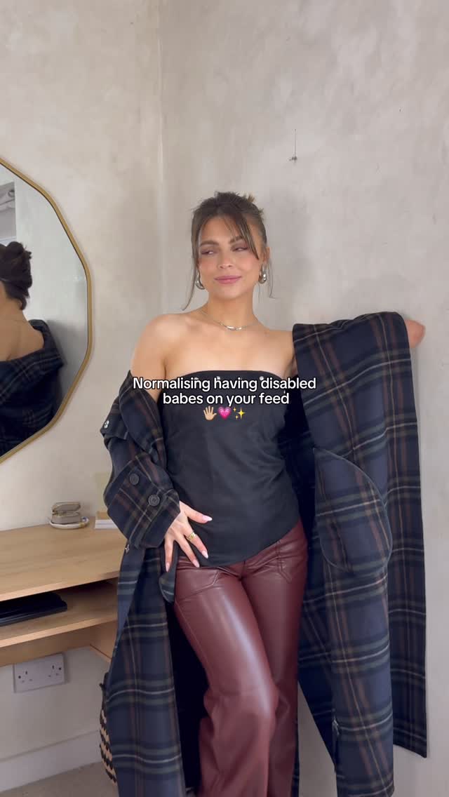 Instagram post by an influencer for Anthropologie Europe. Caption reads: AD If my coat doesn’t double up as a blanket I....