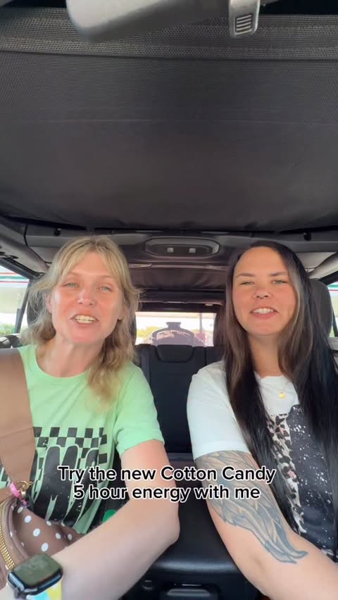 Instagram post by @shellyrayunfiltered for 5-hour ENERGY. Caption reads: [...] 😳 We found the new cotton candy 5-hour....
