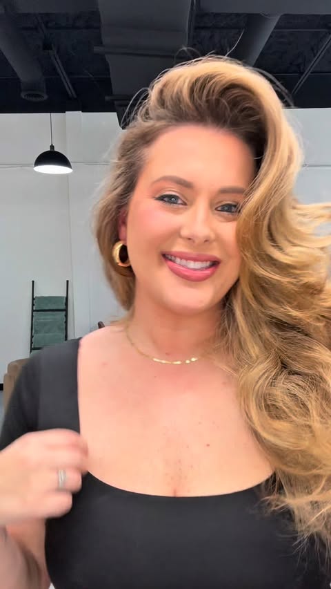 Instagram post by @the_hairstylist_lady for L'ange Hair. Caption reads: Introducing the new TurboStyle from @langehair !....