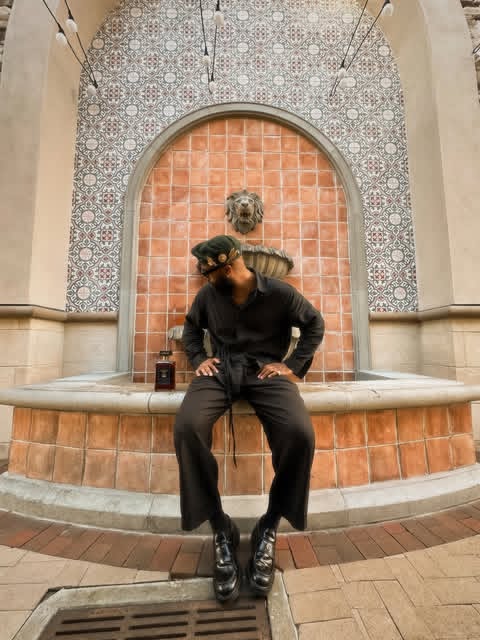 Instagram post by @iam_sheldonquick for Disaronno. Caption reads: [...] shaped by history, refined by time,....