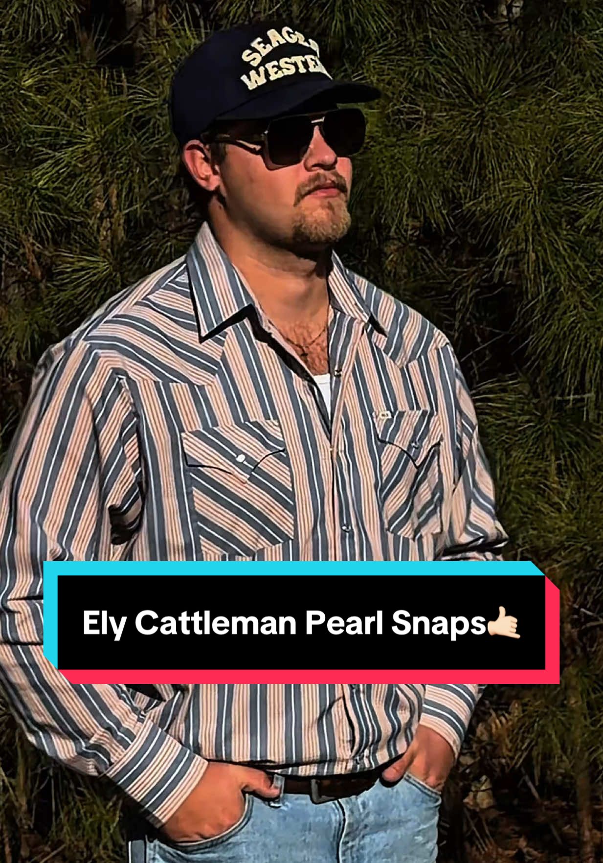 TikTok post by @smittyscountrygold for Ely Cattleman. Caption reads: [...] #realcountrymusic #western #fyp @Ely....