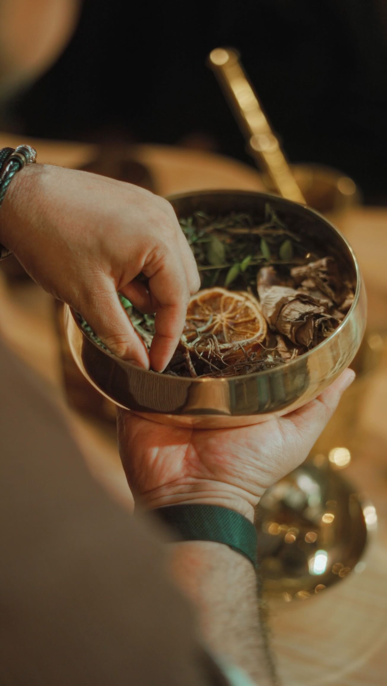 Instagram post by @maroofculmen for Indulekha. Caption reads: There’s something deeply reassuring about things....