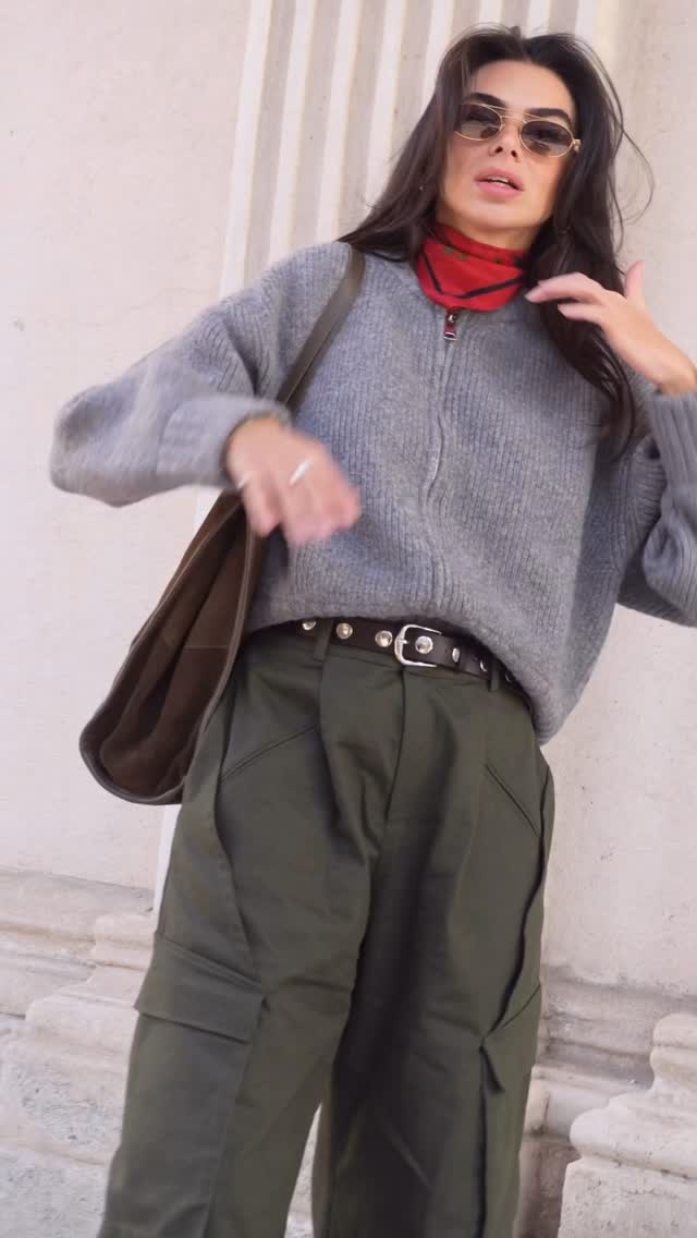 Instagram post by @selennergiz for Miu Miu. Caption reads: OOTD🤎 Sevdiniiz miii🫠 #fyp #ootd #reklam 

Pants....