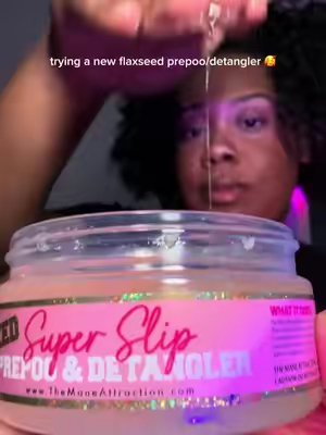 TikTok post by @movingwmo for The Mane Attraction. Caption reads: Wash day prep w @The Mane Attraction the best....