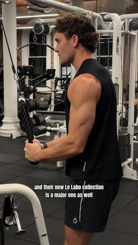 Instagram post by @treedfl for Equinox. Caption reads: Nothing like finishing a workout at @equinox and....
