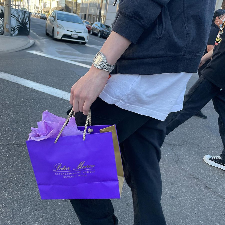 Instagram post by @lucastriana for Chrome Hearts. Caption reads: i will make you famous if you promise to crash out....