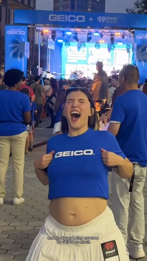 Instagram post by @6.lair for iHeartRadio. Caption reads: [...] way- in the moment with @GEICO x....