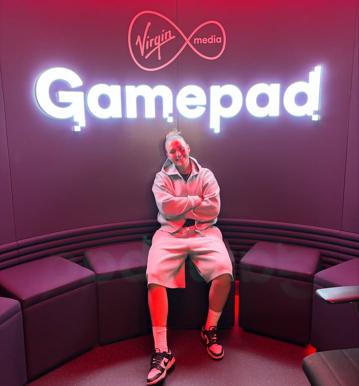 Instagram post by @ellarutherford_ for Epic Games Store. Caption reads: Your girl was invited to the main stage.....