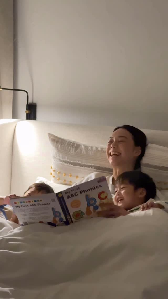 Instagram post by @dreachong for Huggies. Caption reads: Sleep has never felt better... for both Elia and....