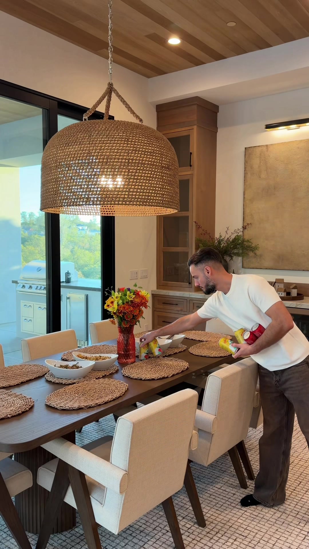 TikTok post by @everythingdad for OLIPOP. Caption reads: Thanksgiving at our house always comes with a....