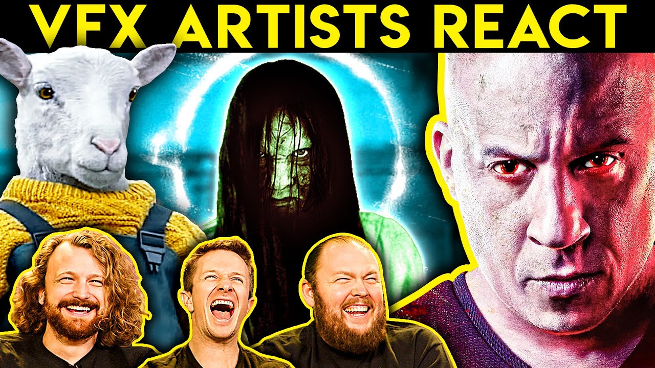YouTube post by @CorridorCrew for Holzkern. Caption reads: VFX Artists React to Bad and Great CGi 183.