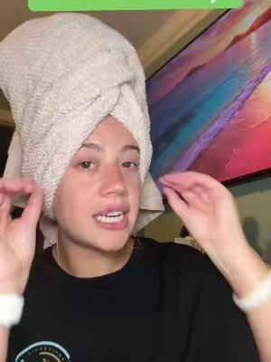 TikTok post by @emilyjohnson452 for Divi Scalp & Hair Health. Caption reads: I have been loving this @DIVI 3-1 hair conditioner....