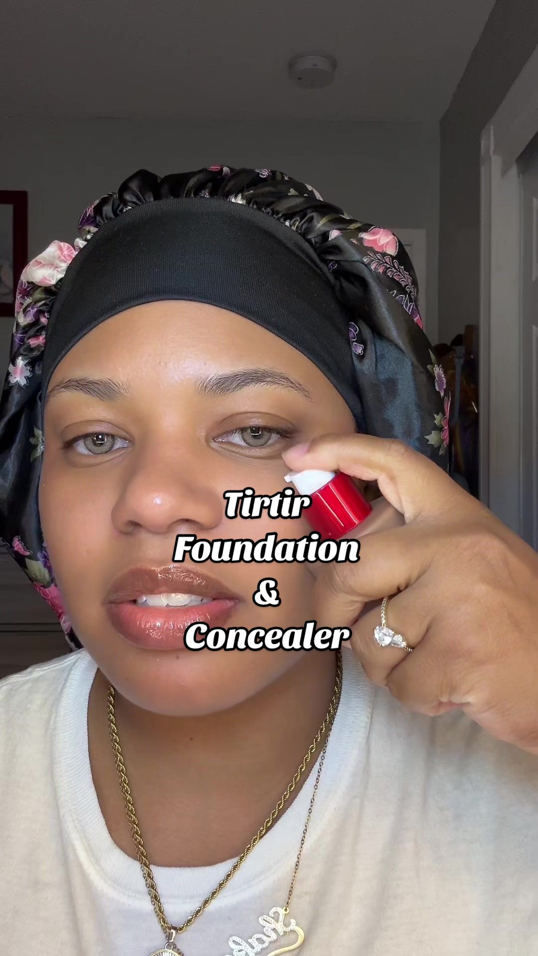 TikTok post by @ugcbyshakara for TIRTIR. Caption reads: @TIRTIR Inc. #tirtir #tirtircushion [...].