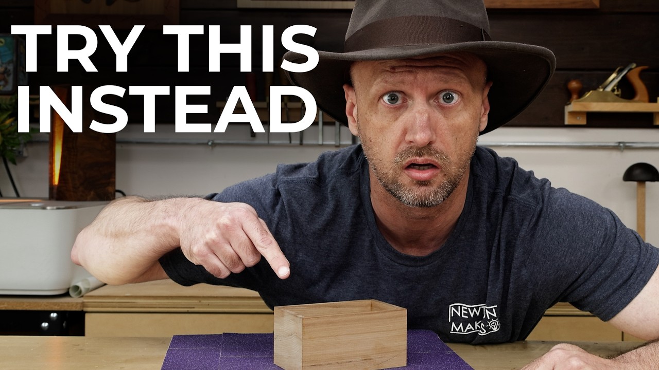 YouTube post by @NewtonMakes for Pexels. Caption reads: Things that Ruin Your Workshop Projects (and how....