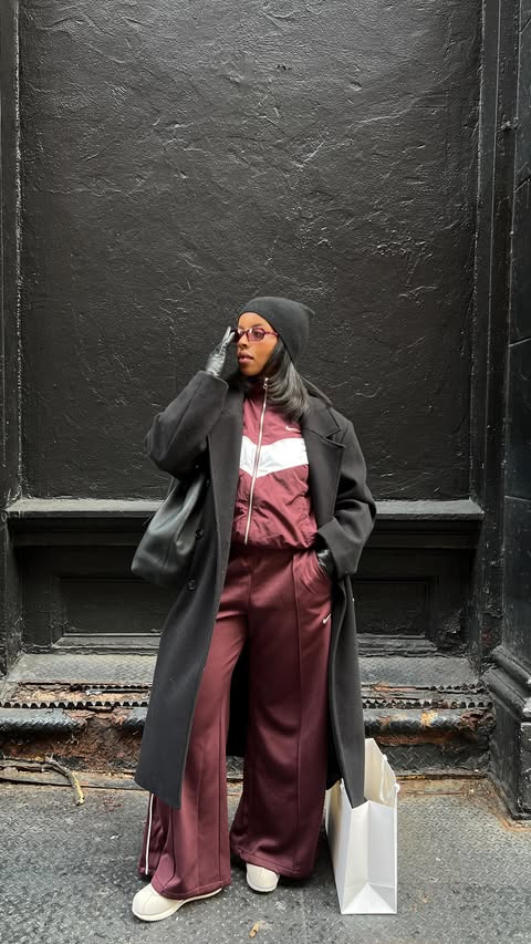 Instagram post by @aysha.sow for Shopbop. Caption reads: [...] new 2 piece @nike set that i got from....