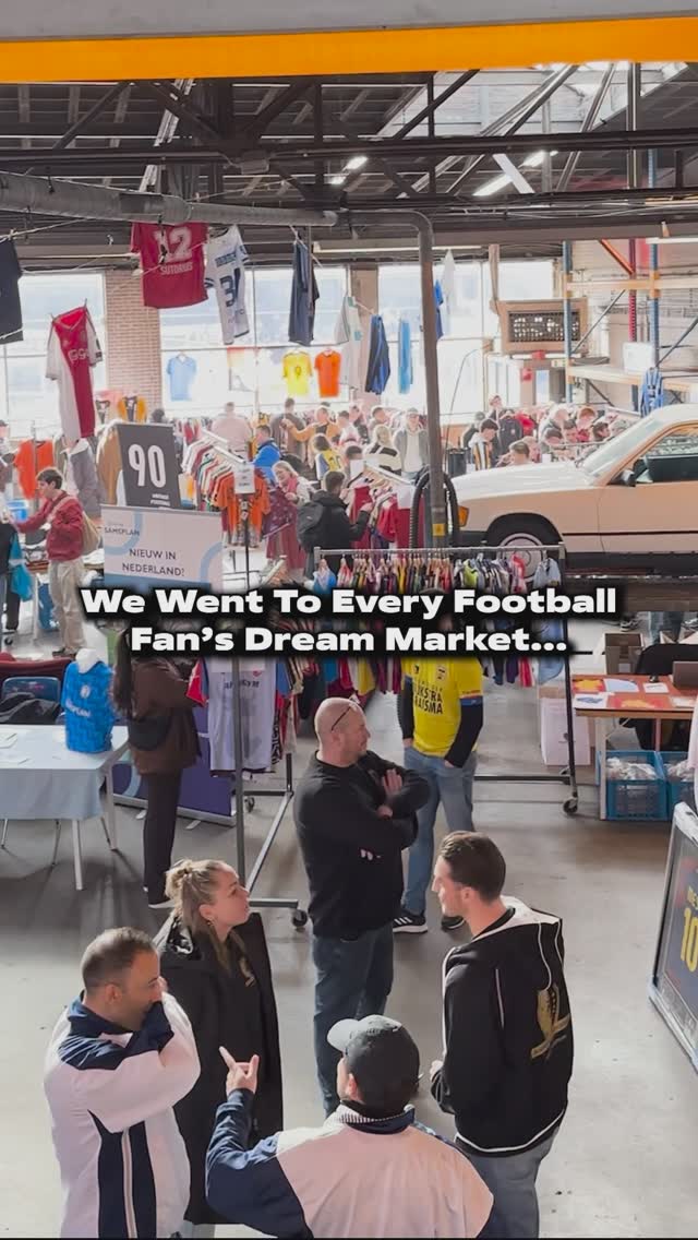 Instagram post by @astorelike94 for Copa90. Caption reads: At the @fanshoppi market in Amsterdam, there was....