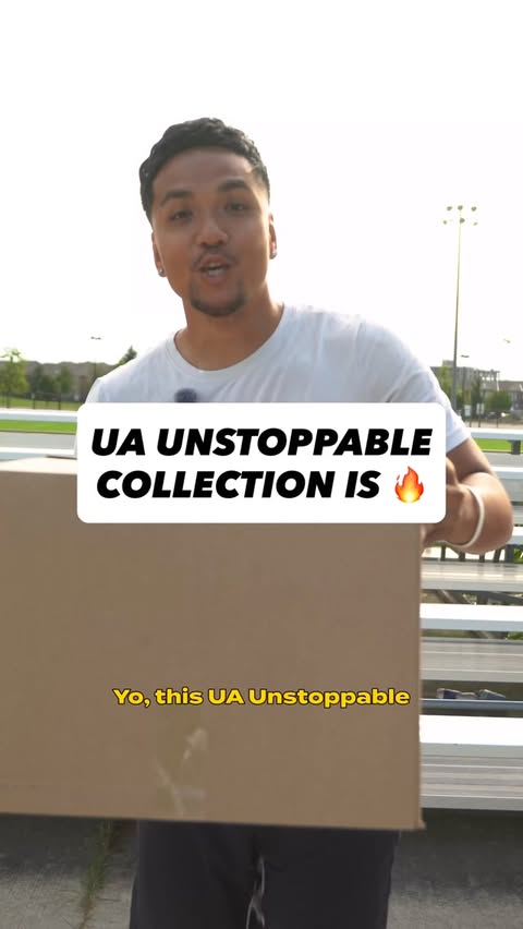 Instagram post by @kpstrength for Under Armour. Caption reads: For all the uncs… UA Unstoppable is for you 😂....