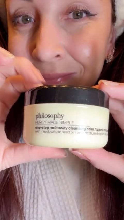 Instagram post by an influencer for philosophy. Caption reads: [...] . 𝓣𝓱𝓪𝓷𝓴 𝔂𝓸𝓾 @lovephilosophy 🫶🏻 🛒....