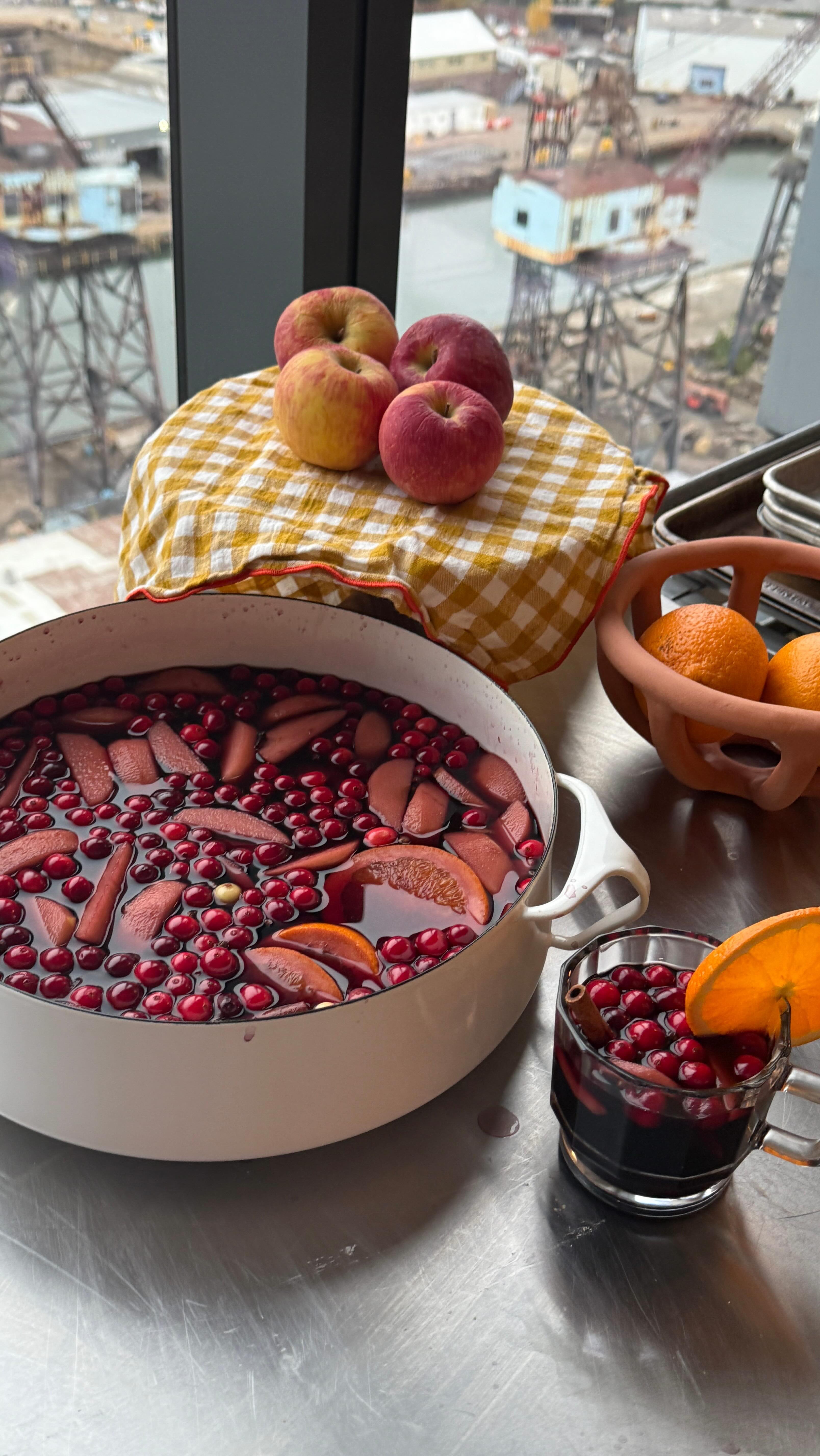 Instagram post by @foodbaby.bklyn for Food52. Caption reads: @foodbaby.bklyn made the kind of mulled wine....