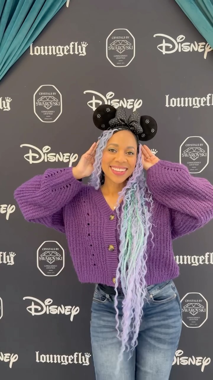 Instagram post by @followtheyellowbrickgirl for loungefly. Caption reads: Loungefly invited me to the launch of their....