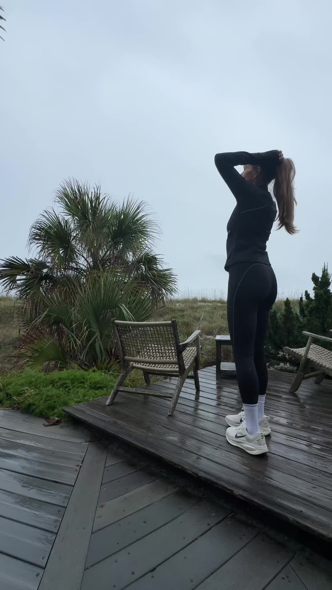 TikTok post by @kerclarke for Nike. Caption reads: [...] been wearing gear from the new @Nike....