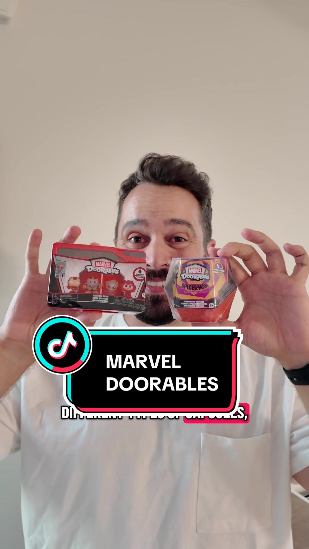 TikTok post by @blakespopnook for Disney Doorables. Caption reads: It’s truly a marvel how @Disney Doorables keeps....